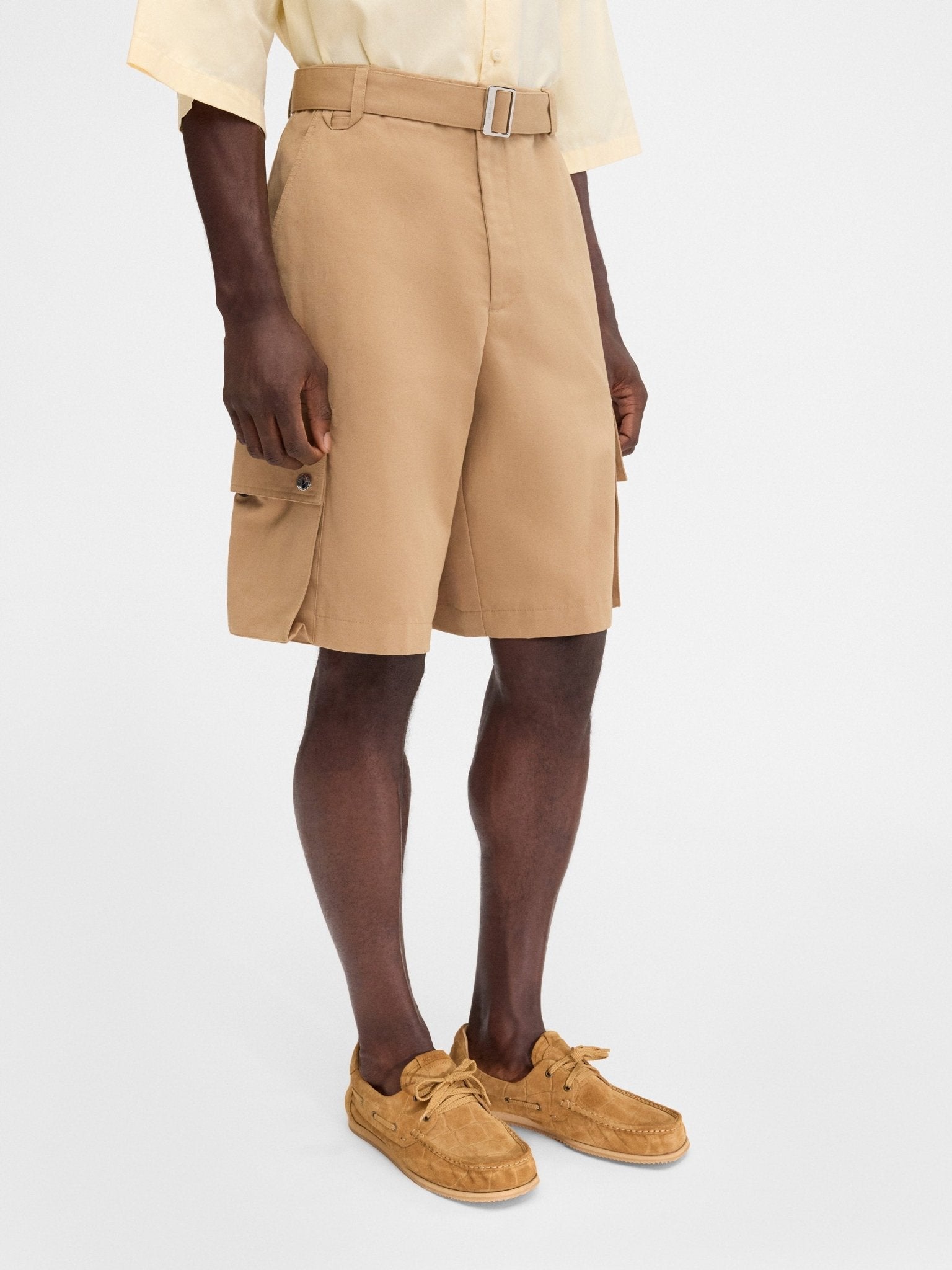 JACQUEMUS - Le cargo bermuda Camel