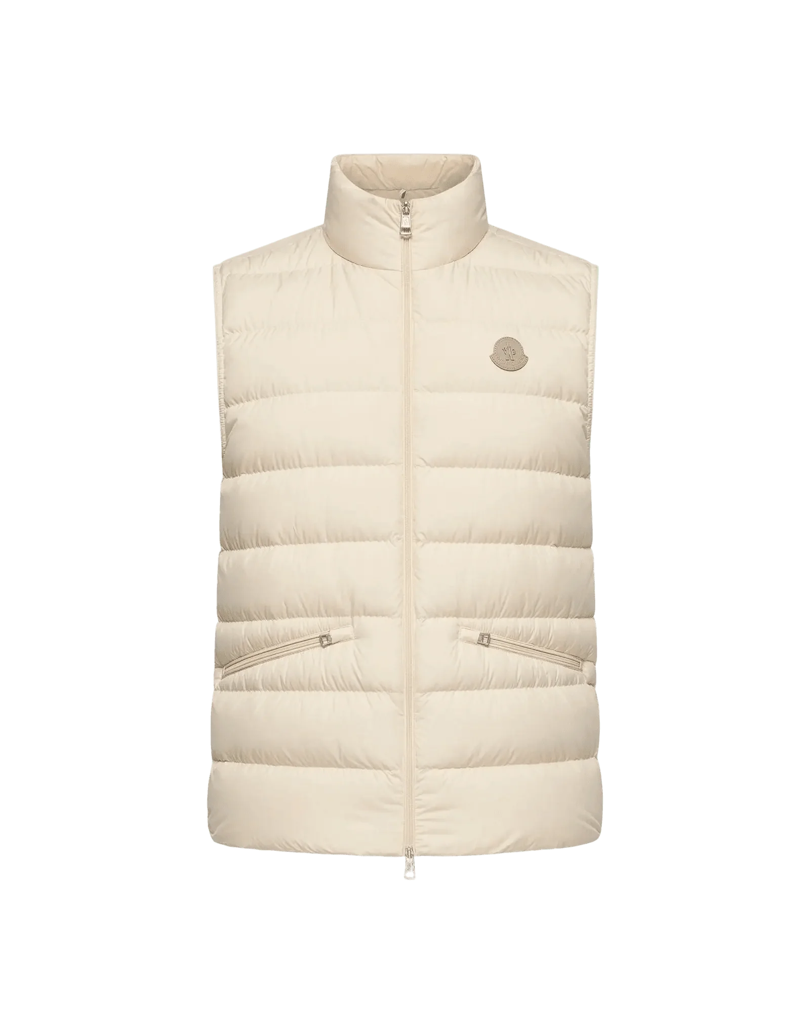 MONCLER - Doudoune sans Manches Lechtal Beige clair