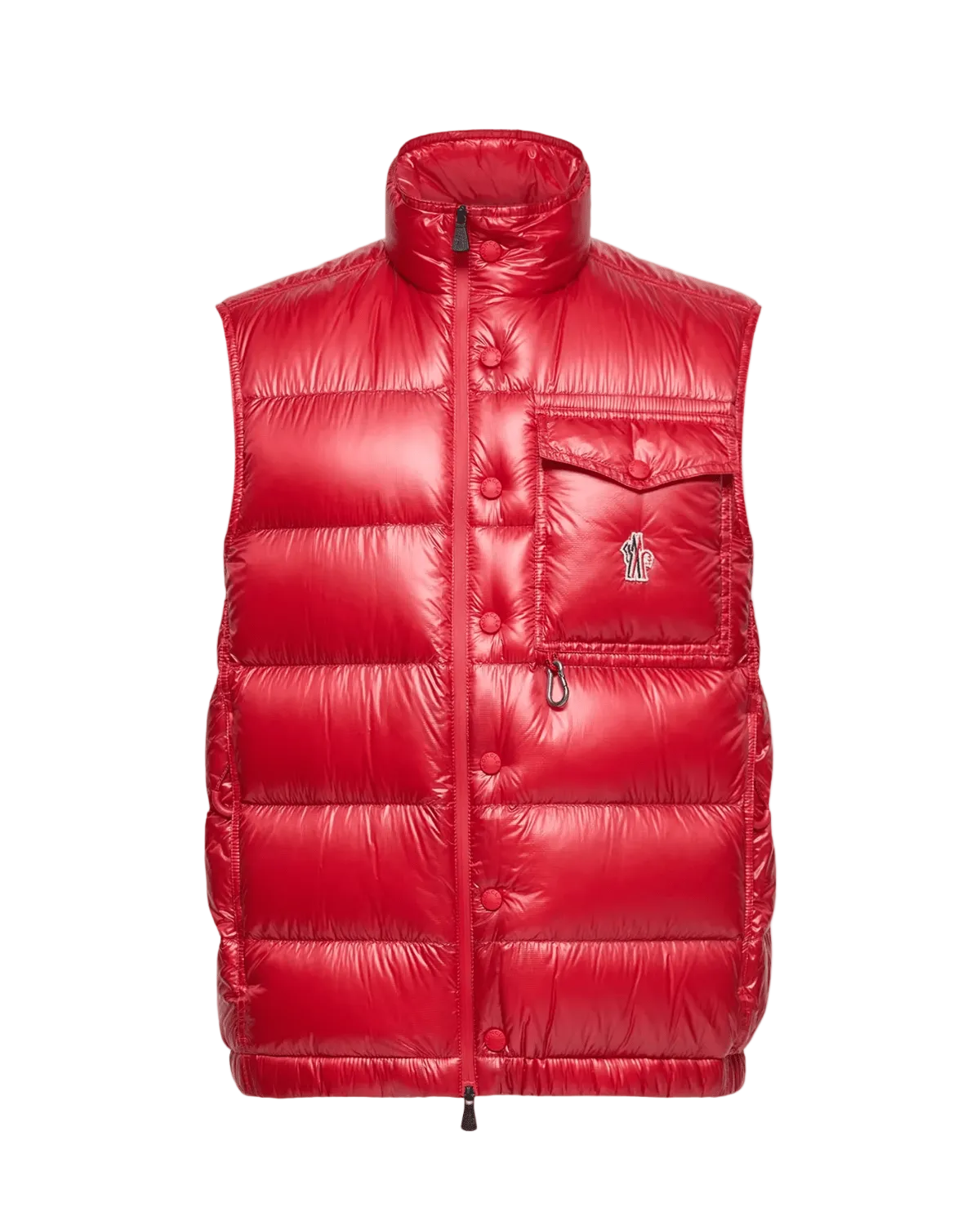 MONCLER GRENOBLE - Uychi Packable Down Vest Rouge