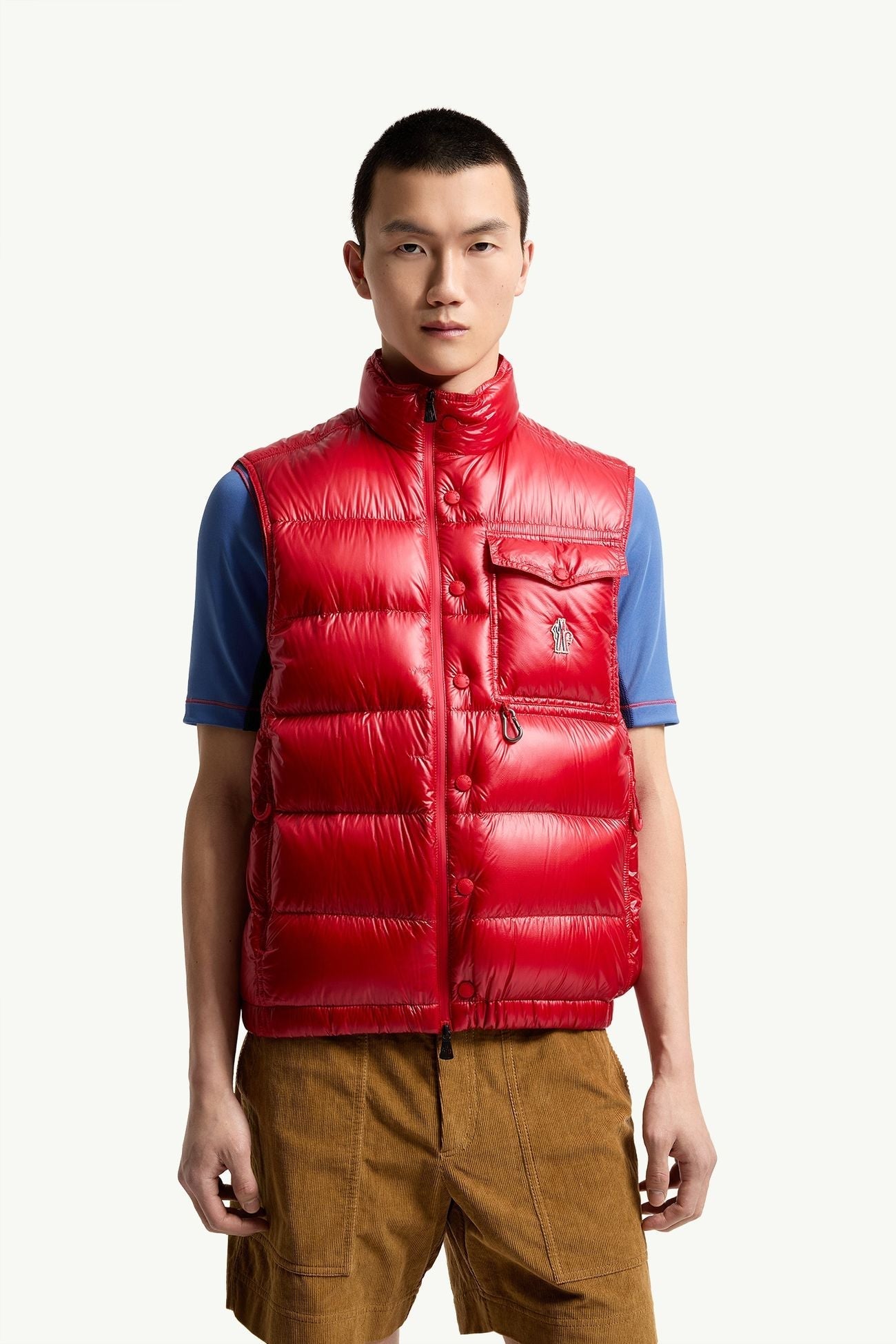 MONCLER GRENOBLE - Uychi Packable Down Vest Rouge