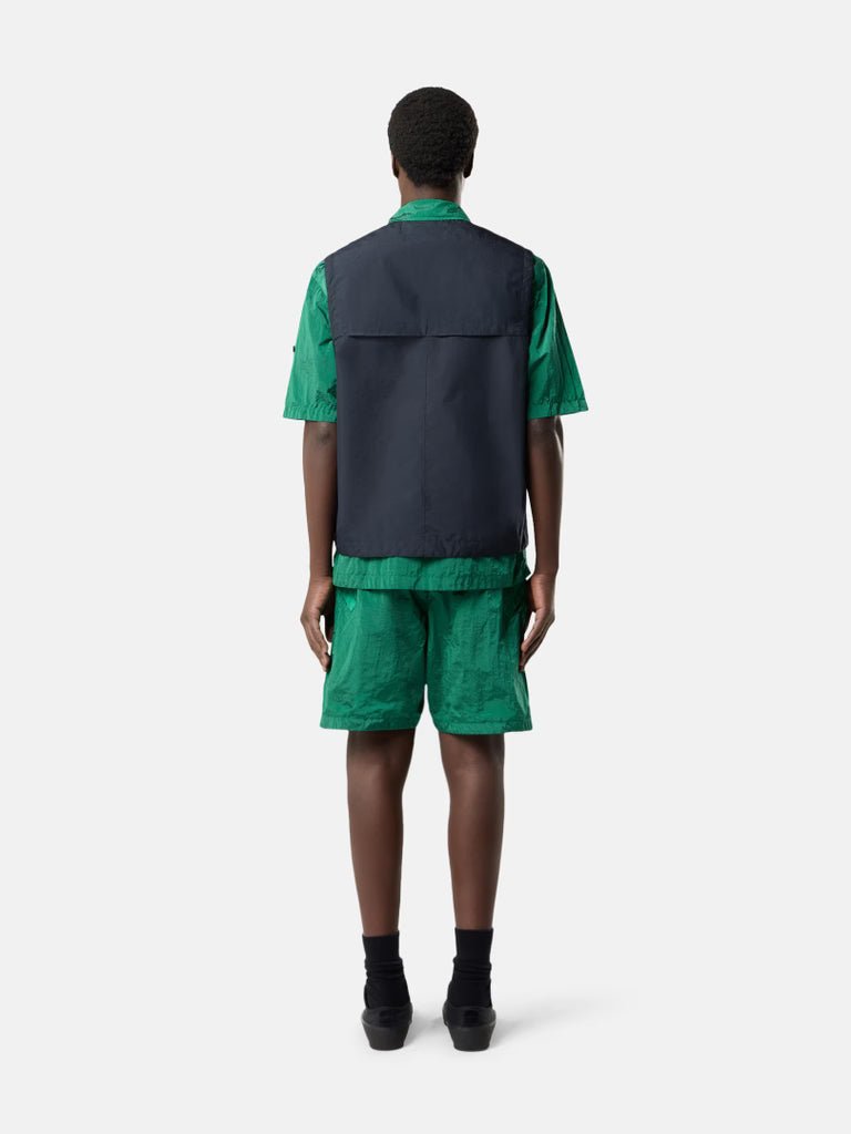 STONE ISLAND - Short confortable avec taille élastiquée Vert malachite