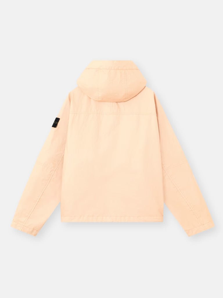 STONE ISLAND - Veste à capuche avec membrane imperméable Rose plâtre